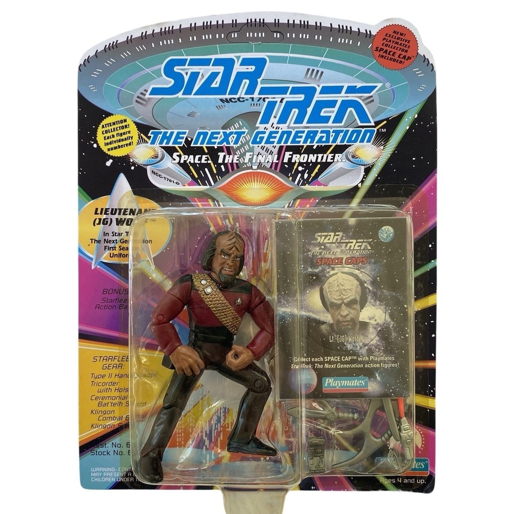 Star Trek The Next Generation Lieutenant JG Worf 1993‎ Playmates #6073 Sealed